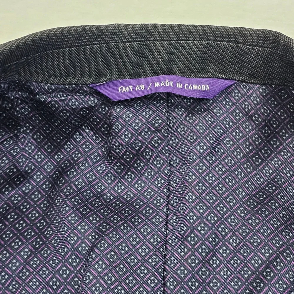 Ted Baker Endurance Blazer Mens 36S Charcoal Grey 100% Wool Jay CT‎ Suit Jacket